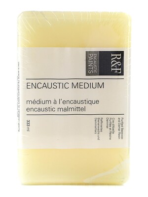 R  And  F Handmade Paints, Encaustic Medium, 333Ml, Cake (98136)
