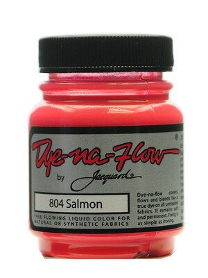 Jacquard Dye-Na-Flow 64248-Pk4 Salmon Fabric Color, 804, 2-1/4Oz, 4/Pack
