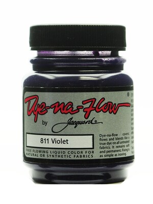 Jacquard Dye-Na-Flow 64258-Pk4 Violet 811 Fabric Color, 2-1/4Oz, 4/Pack