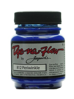 Jacquard 64259-Pk4 Dye-Na-Flow Fabric Colors, Periwinkle, 2 1/4Oz, 812, 4/Pack