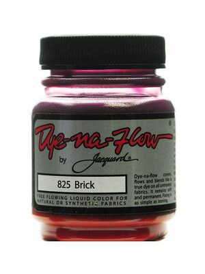 Jacquard 64282-Pk4 Dye-Na-Flow Fabric Colors, Brick, 2 1/4Oz 825, 4/Pack