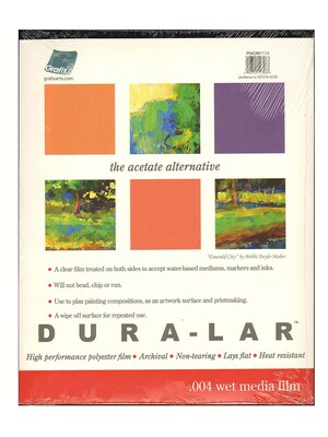 Grafix Dura-Lar Acetate Alternative Wet Media Pads 19 In. X 24 In. Pad Of 12