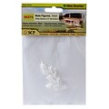 Wee Scapes Architectural Model White Styrene Figurines Human Males 1/8 In. Pack Of 10 [Pack Of 3]