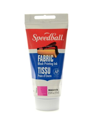 Speedball Block Printing Fabric Ink 2.5 Oz. Magenta [Pack Of 2]