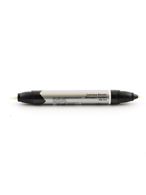 Prismacolor Premier Double-Ended Brush Tip Markers Colorless Blender 121 [Pack Of 6]