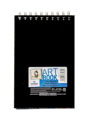 Canson Art Book All Media Watercolor Sketch Books, 5.5X8.5 Heavy Weight, 40 Sheets, 2Pk (60525Pk2)