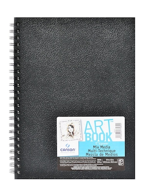 Canson Art Book All Media Watercolor Sketch Books 9 In. X 12 In. Heavy Weight 40 Sheets