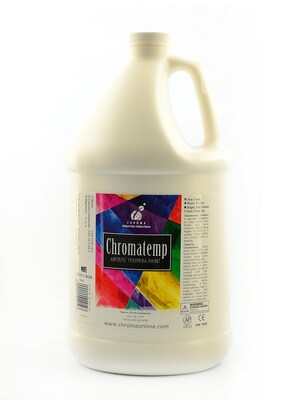 Chroma Inc. Chromatemp Artists Tempera Paint, White, Gallon (31748)