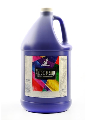 Chroma Inc. Chromatemp Artists Tempera Paint, Ultra Blue, Gallon (69632)