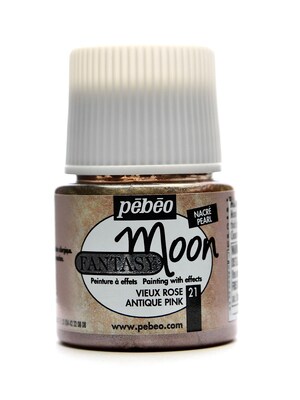 Pebeo Fantasy Prisme Effect Paint Antique Pink 45 Ml [Pack Of 3]