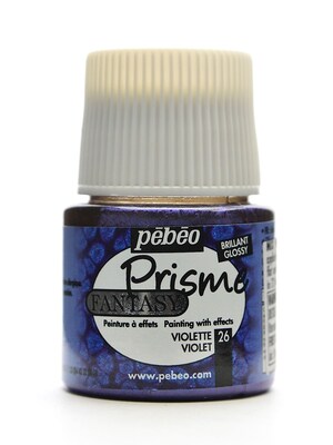 Pebeo Fantasy Prisme Effect Paint Violet 45 Ml [Pack Of 3]