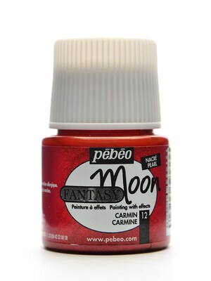 Pebeo Fantasy Moon Effect Paint Carmine 45 Ml [Pack Of 3]