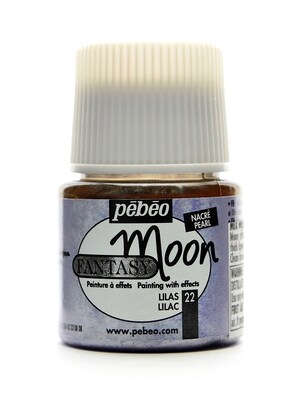 Pebeo Fantasy Moon Effect Paint Lilac 45 Ml [Pack Of 3]
