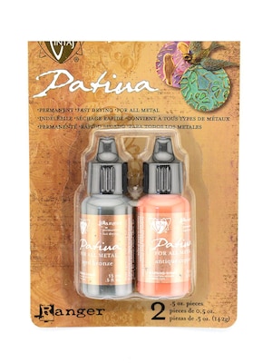 Ranger Vintaj Patina Kits, Ancient Coin Collection, 2/Pk Aged Bronze, Antique Copper (04505)