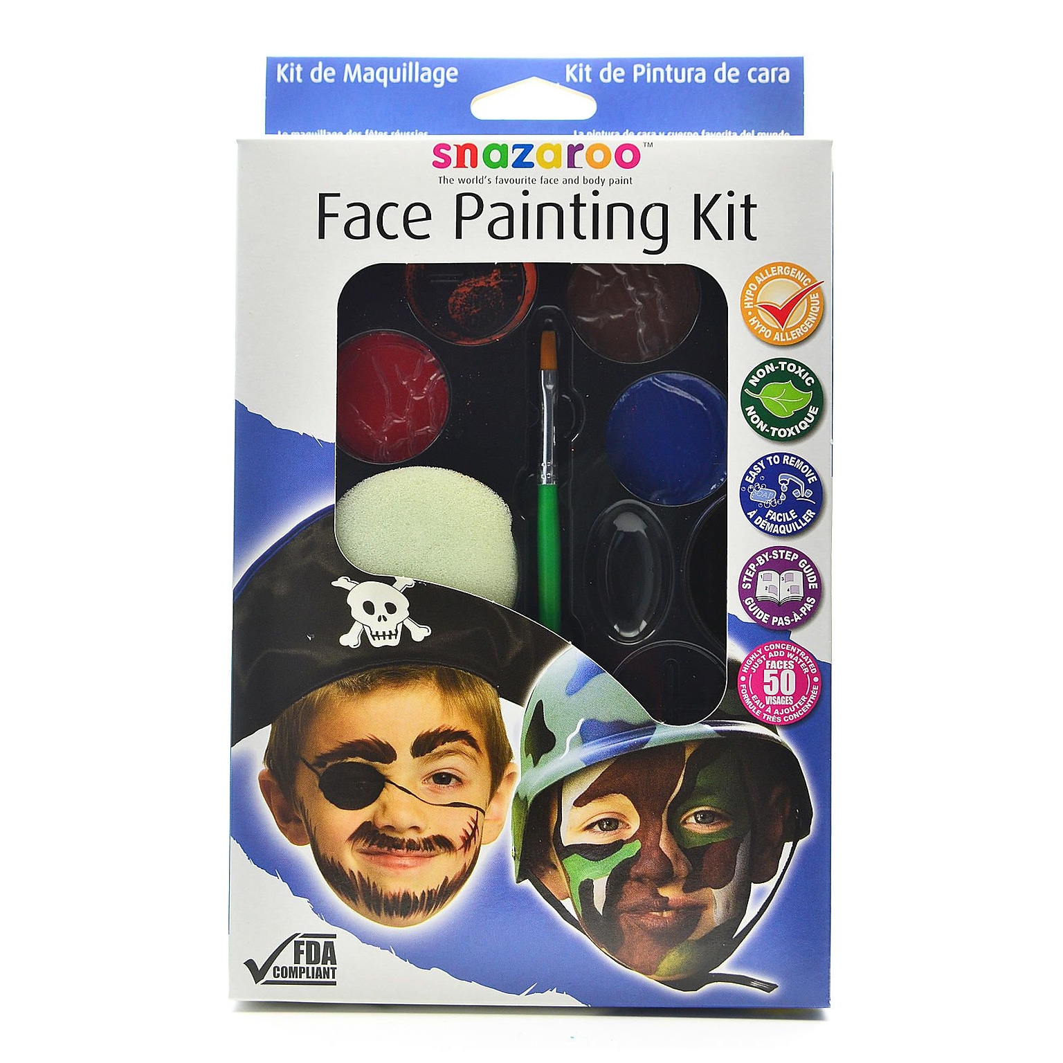 Snazaroo Face Painting Kits Boys