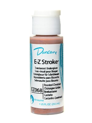 Duncan E-Z Stroke Translucent Underglaze Roast Chestnut 1 Oz. [Pack Of 4]