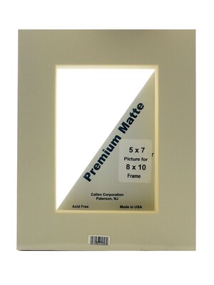 Callen Crafters Pre-Cut Mats Light Gray 8 In. X 10 In. Pack Of 25