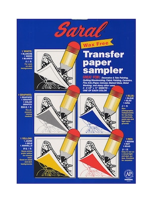 Saral Transfer (Tracing) Paper Sampler, 5 Sheets, 8 1/2" X 11", 2/Pack (74663-Pk2)