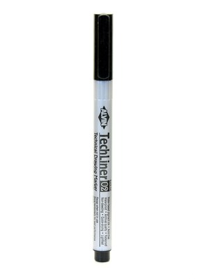Alvin Tech-Liner Superpoint Drawing Pen/Marker 0.2 mm each [Pack of 10]