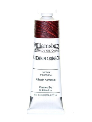 Williamsburg Handmade Oil Colors, Alizarin Crimson, 37Ml (2687)