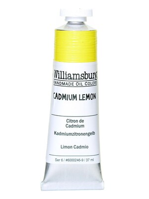 Williamsburg Handmade Oil Colors Cadmium Lemon 37 Ml