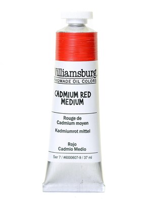 Williamsburg Handmade Oil Colors Cadmium Red Medium 37 Ml