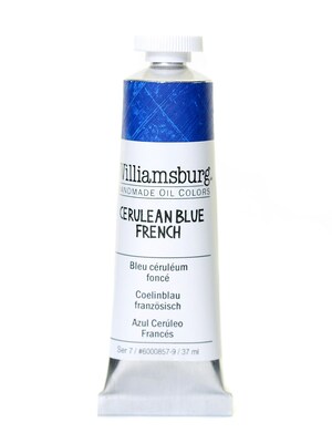 Williamsburg Handmade Oil Colors Cerulean Blue French 37 Ml