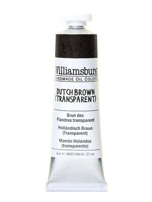 Williamsburg Handmade Oil Colors Dutch Brown (Transparent) 37 Ml