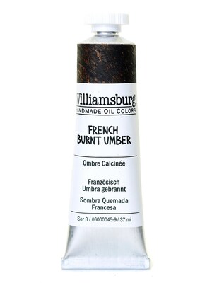 Williamsburg Handmade Oil Colors French Burnt Umber 37 Ml