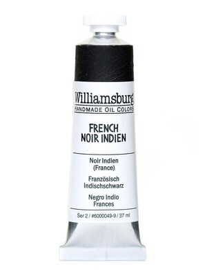 Williamsburg Handmade Oil Colors French Noir Indien 37 Ml