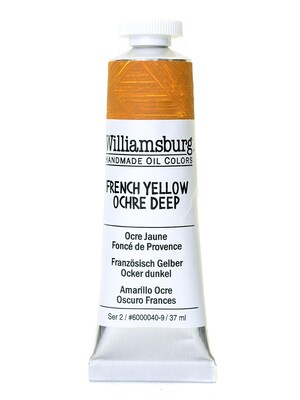 Williamsburg Handmade Oil Colors French Yellow Ochre Deep 37 Ml