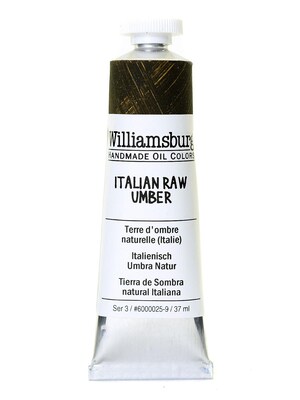 Williamsburg Handmade Oil Colors Italian Raw Umber 37 Ml