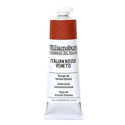 Williamsburg Handmade Oil Colors Italian Rosso Veneto 37 Ml