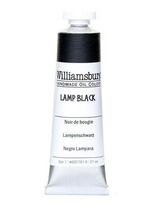 Williamsburg Handmade Oil Colors Lamp Black 37 Ml