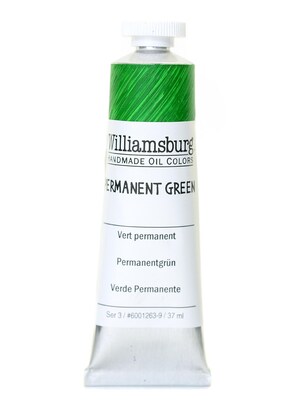 Williamsburg Handmade Oil Colors Permanent Green 37 Ml