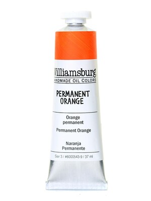 Williamsburg Handmade Oil Colors Permanent Orange 37 Ml