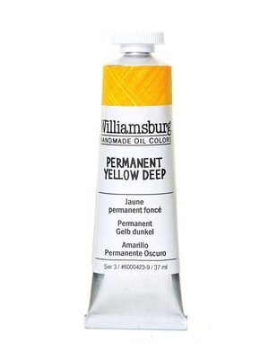 Williamsburg Handmade Oil Colors Permanent Yellow Deep 37 Ml