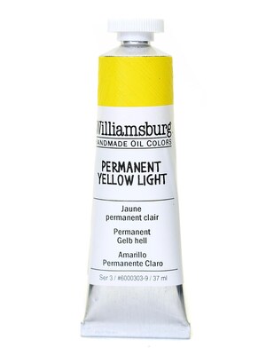 Williamsburg Handmade Oil Colors Permanent Yellow Light 37 Ml
