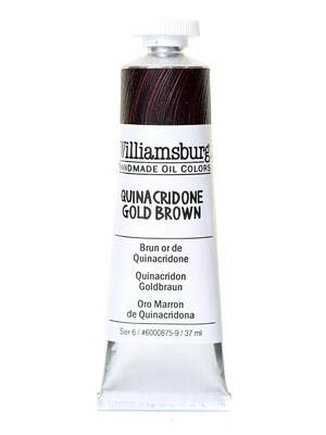 Williamsburg Handmade Oil Colors Quinacridone Gold Brown 37 Ml