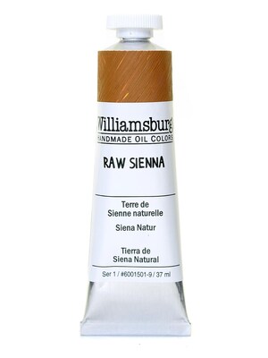 Williamsburg Handmade Oil Colors Raw Sienna 37 Ml