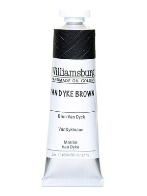 Williamsburg Handmade Oil Colors Van Dyke Brown 37 Ml