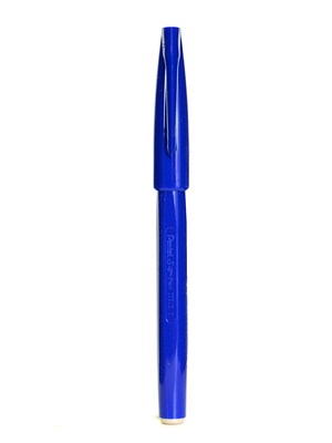 Pentel Sign Pen, Blue, 12/Pack (81919-PK12)