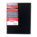 Fredrix Red Label Black Stretched Cotton Canvas, 8 X 10, 4/Pack (15325-Pk4)