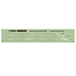 Chartpak Rapidesign Lettering Guides Microfont 5/32 In. , 3/16 In. , 1/4 In.