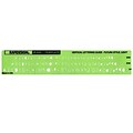 Chartpak Rapidesign Lettering Guides Futura Light 5/32 In. , 3/16 In. , 1/4 In.
