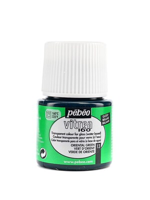 Pebeo Vitrea 160 Glass Paint Oriental Green Gloss 45 Ml [Pack Of 3]