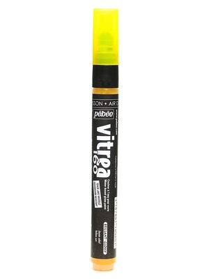 Pebeo Vitrea 160 Markers, Bullet Tip, Sun Yellow Gloss, 3/Pack (90597)