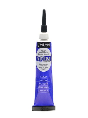 Pebeo Vitrea 160 Outliners Lazuli 20 Ml [Pack Of 3]