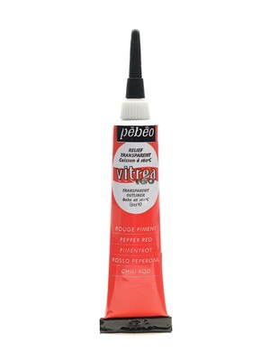 Pebeo Vitrea 160 Outliners Pepper Red 20 Ml [Pack Of 3]