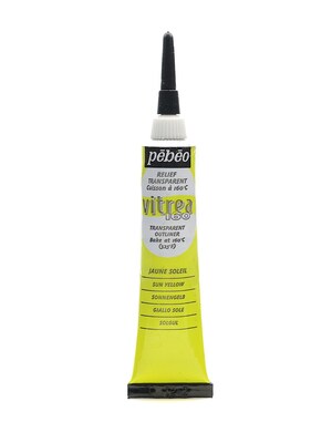 Pebeo Vitrea 160 Outliners Sun Yellow Paint 20 Ml [Pack Of 3]